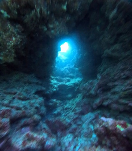 水中洞窟