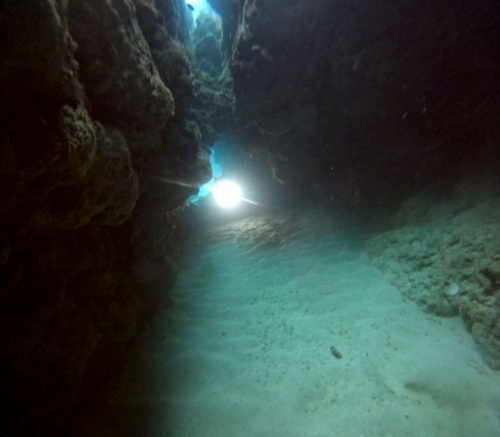 水中洞窟